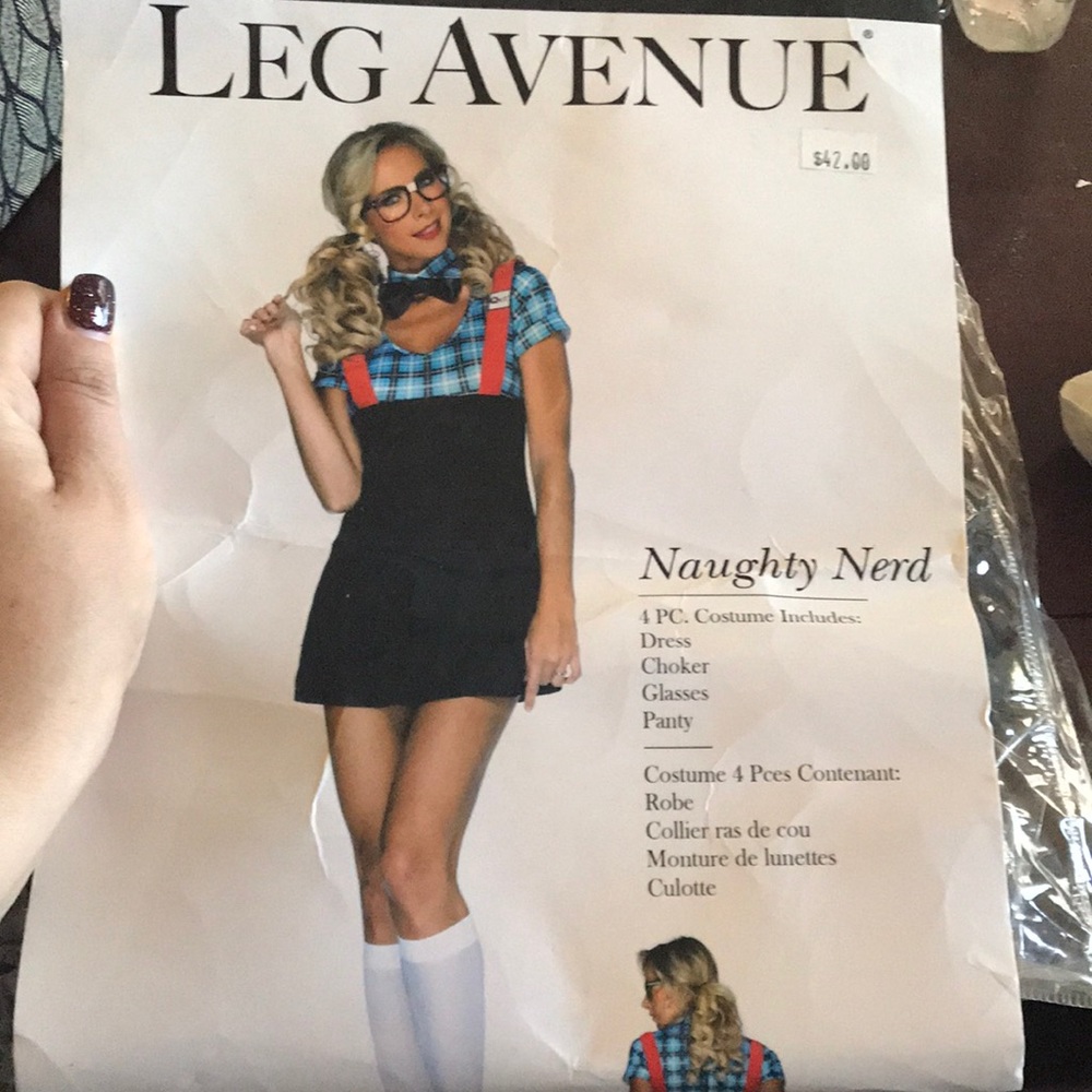 Halloween Naughty nerd costume